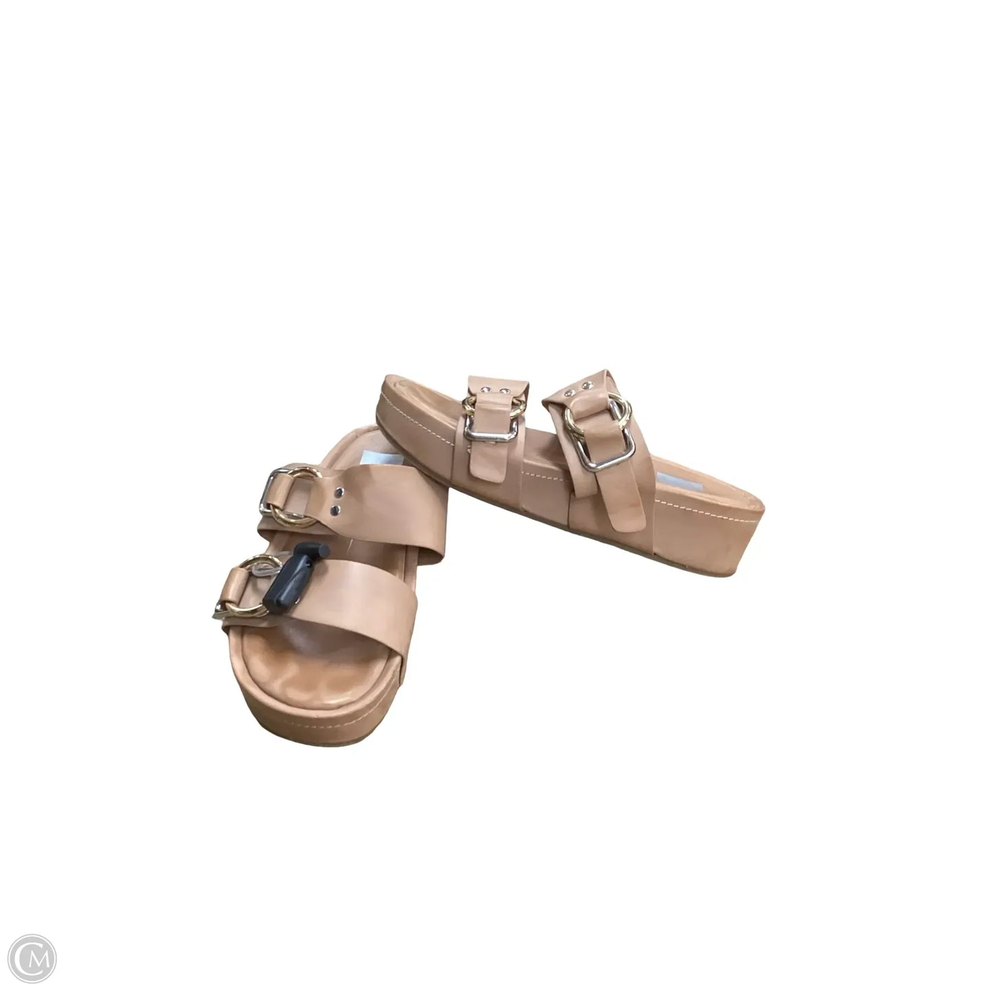 Sandals Heels Platform By Dolce Vita In Brown, Size: 8
