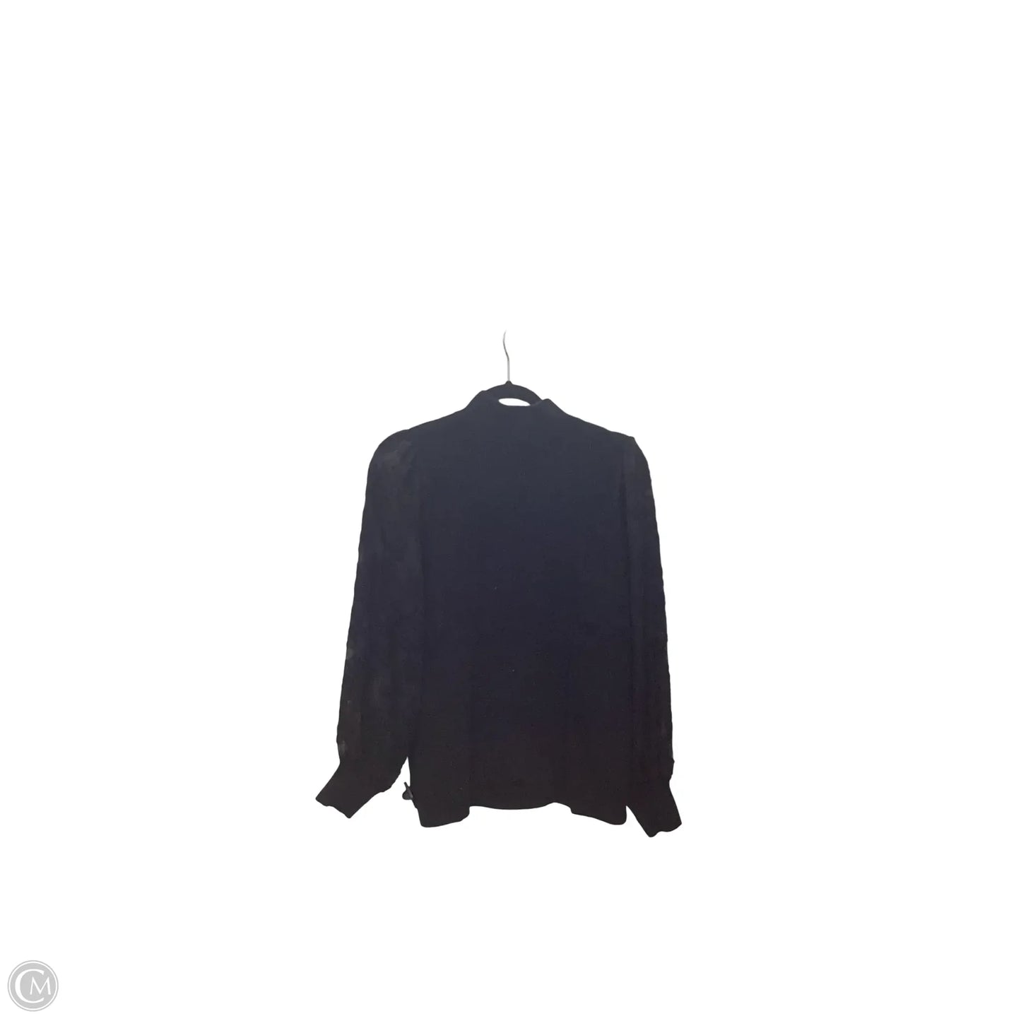 Blouse Long Sleeve By Chicos In Black, Size: M
