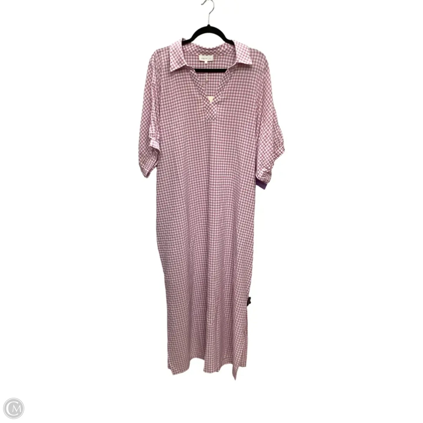 Dress Casual Maxi By Entro In Checkered Pattern, Size: 1x