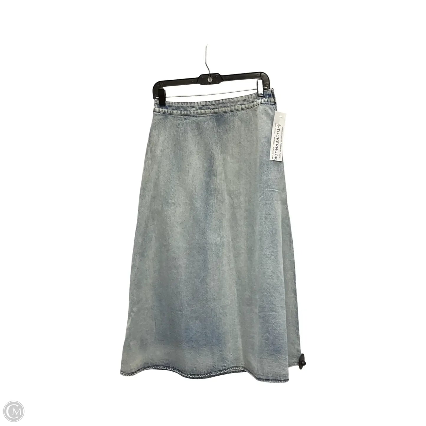 Skirt Midi By Tuckernuck In Blue Denim, Size: 6