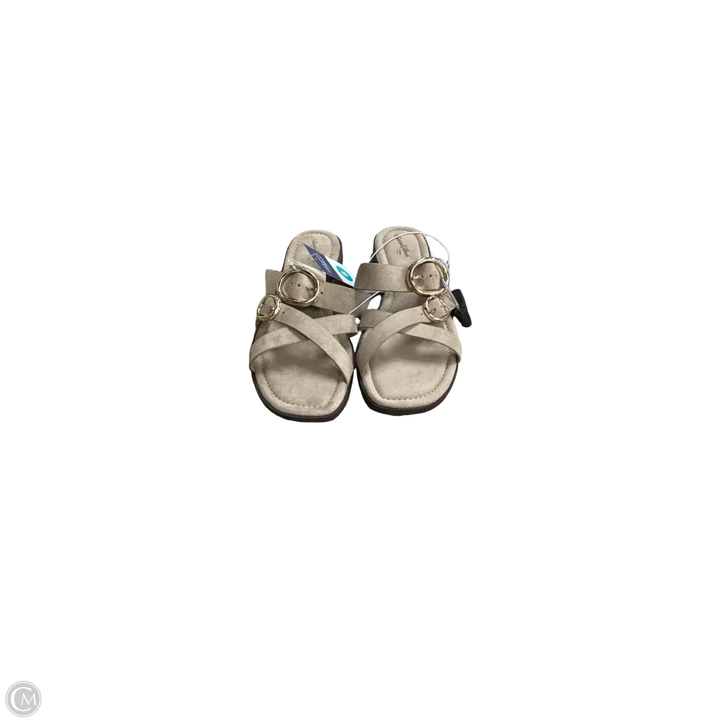 Sandals Flats By Universal Thread In Tan, Size: 8