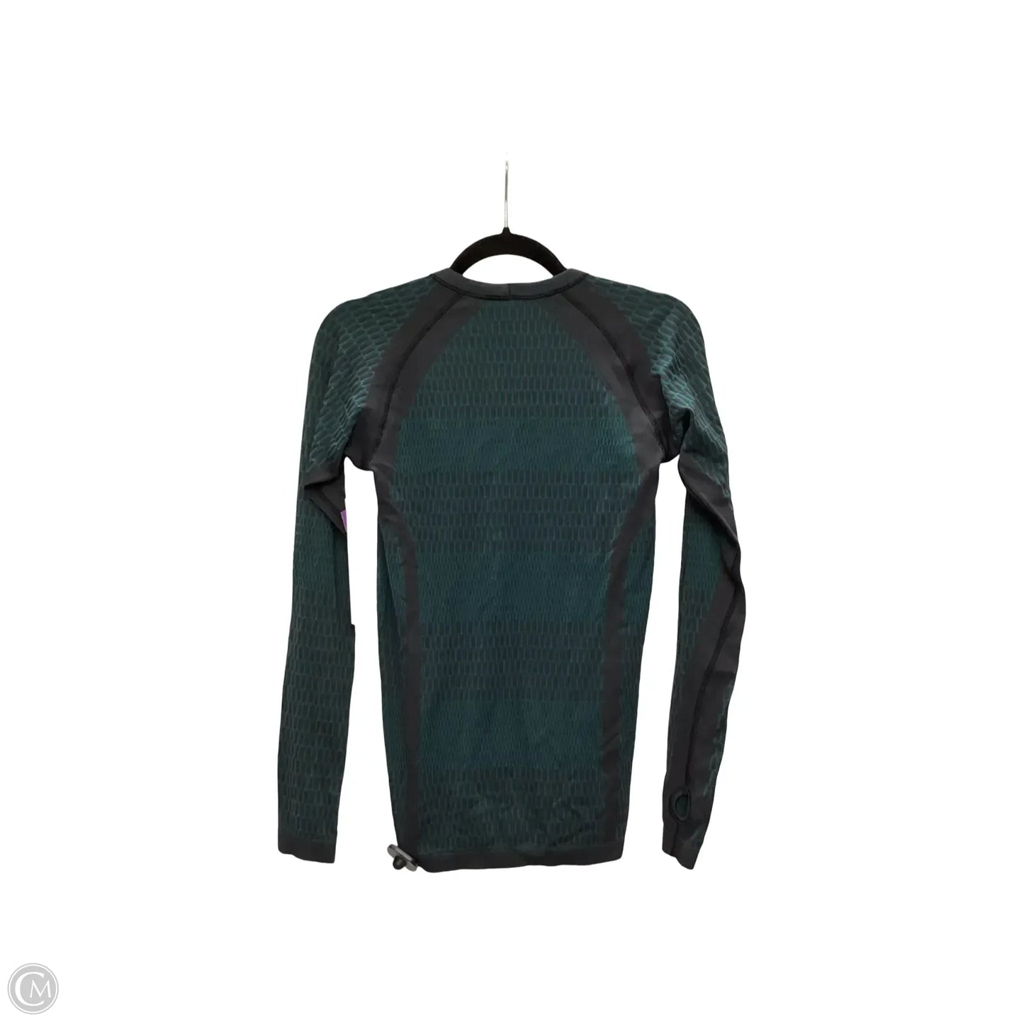 Athletic Top Long Sleeve Crewneck By Lululemon In Green, Size: 6