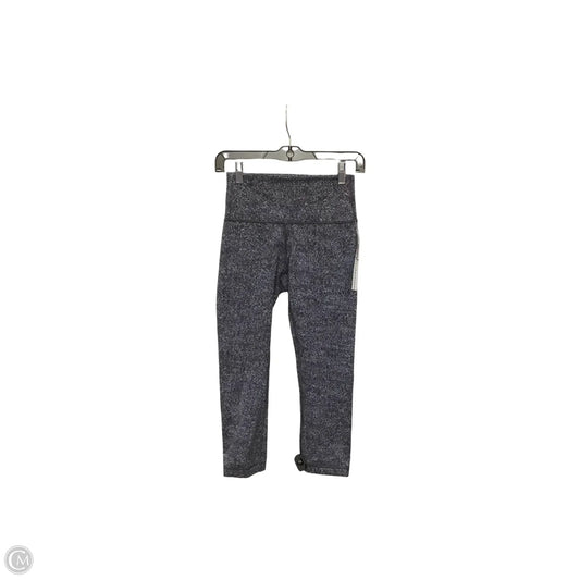 Athletic Capris By Lululemon In Grey, Size: 6
