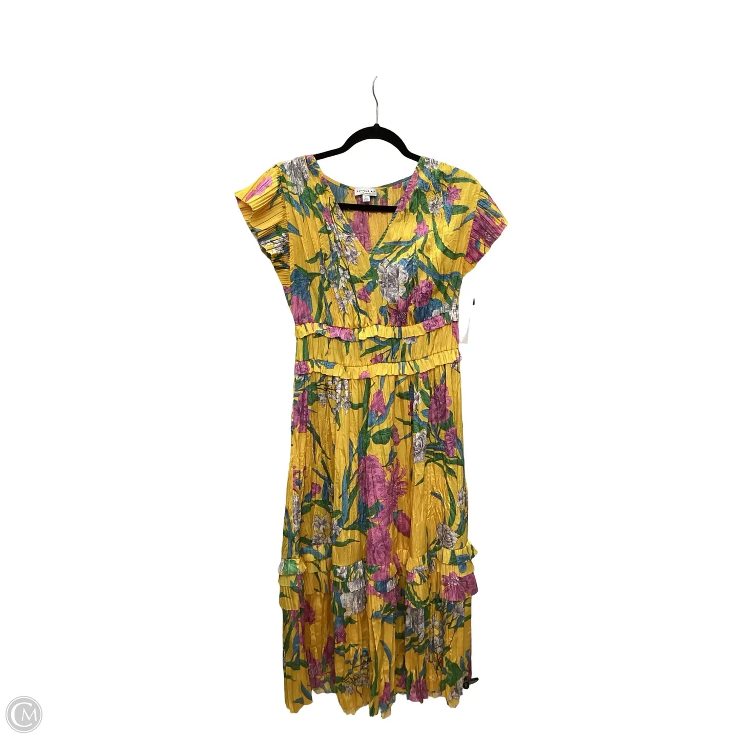 Dress Casual Midi By Current Air In Floral Print, Size: S