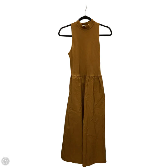 Dress Casual Midi By A New Day In Brown, Size: S