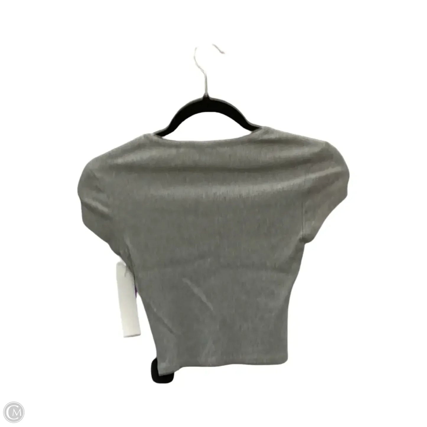 Designer Top Short Sleeve Basic By Reformation In Grey, Size: Xs