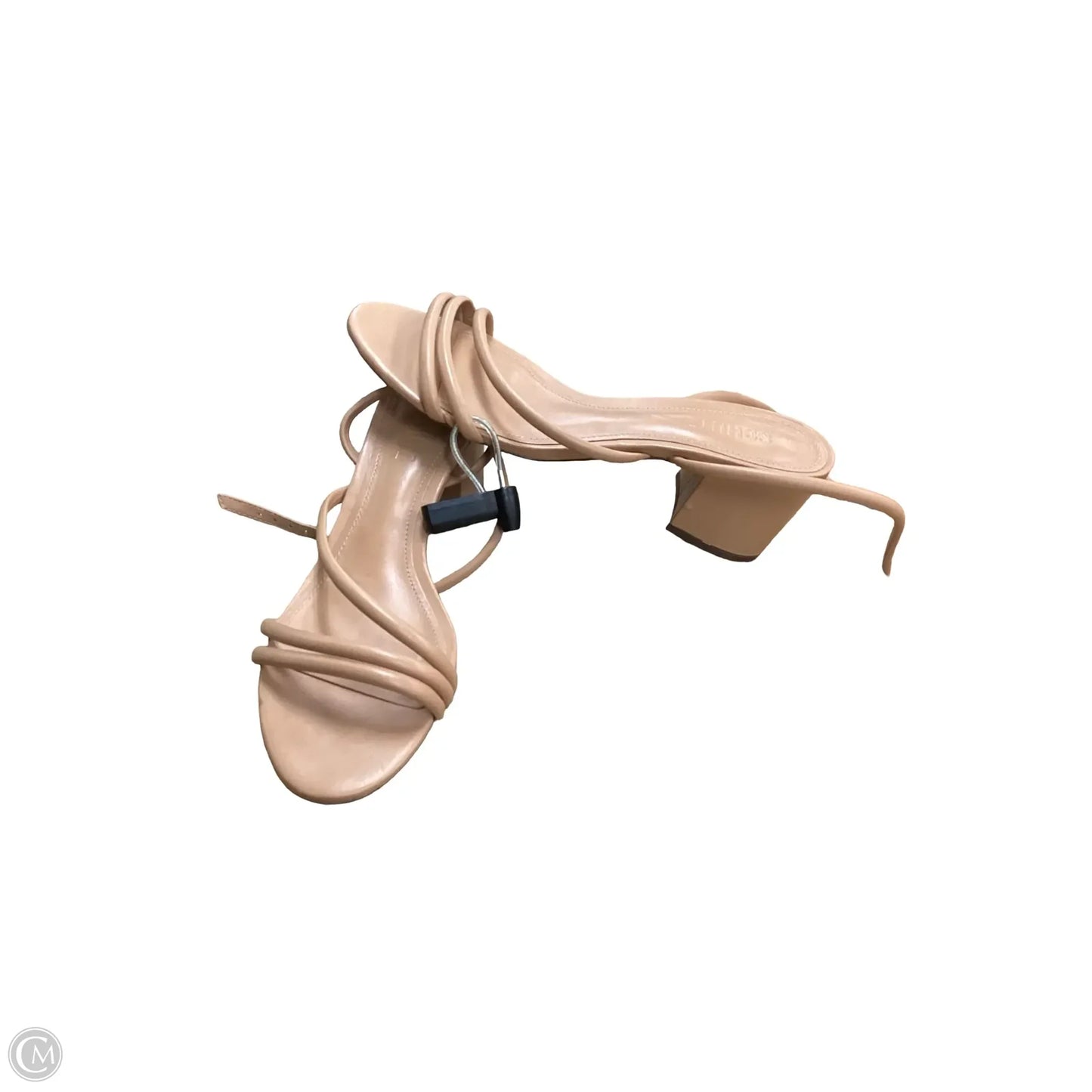 Sandals Heels Block By Schutz In Tan, Size: 7.5