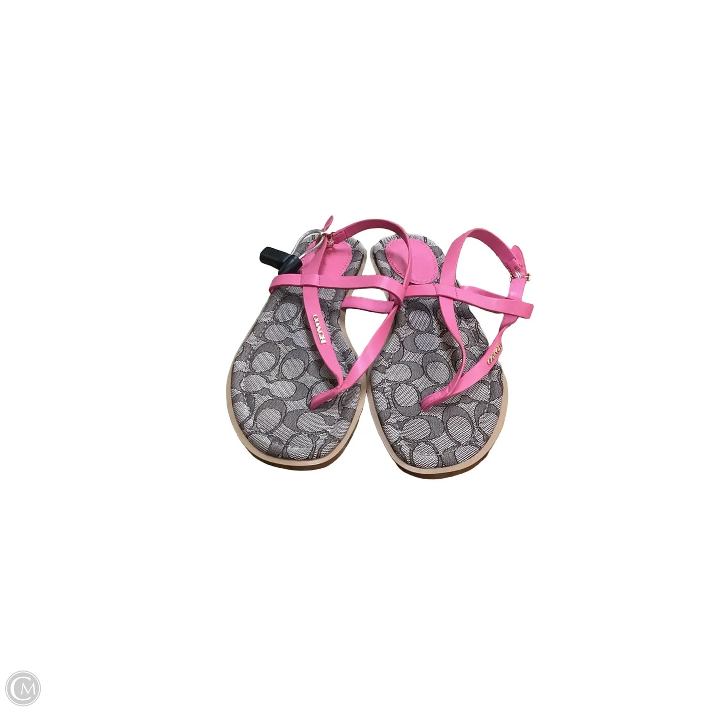 Sandals Designer By Coach In Pink, Size: 7.5