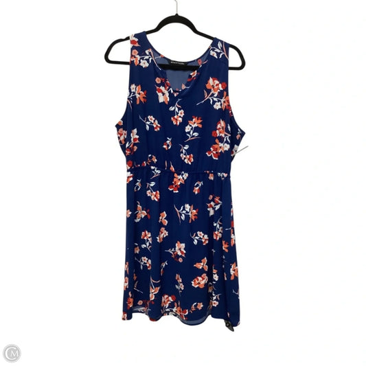Dress Casual Short By 41 Hawthorn In Floral Print, Size: Xl