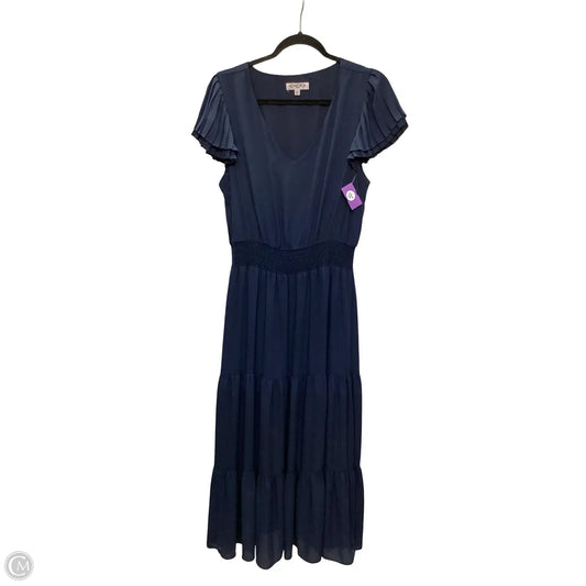 Dress Casual Midi By Nanette By Nanette Lepore In Navy, Size: Xl