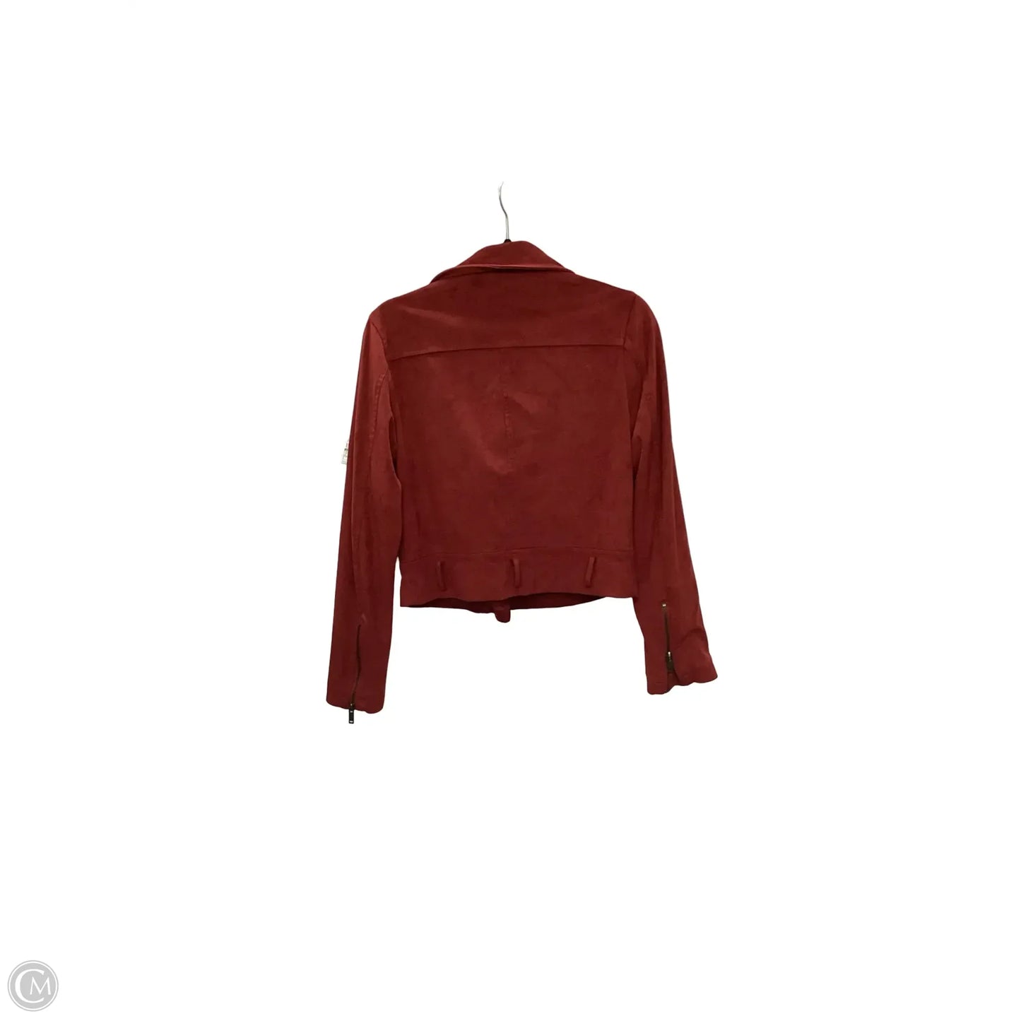Designer Jacket Moto By Lovers & Friends In Red, Size: S