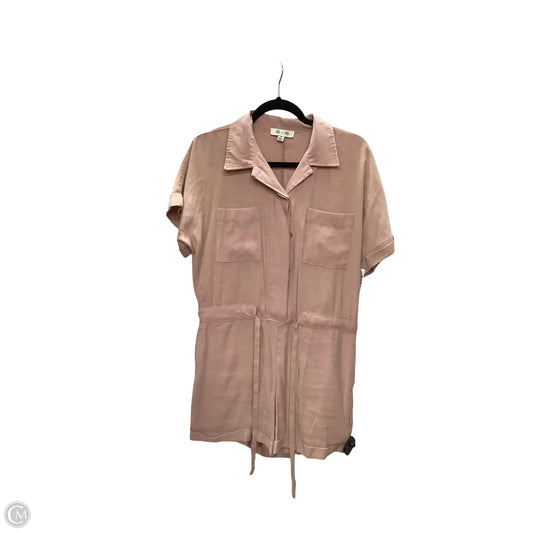 Romper By She + Sky In Pink, Size: M