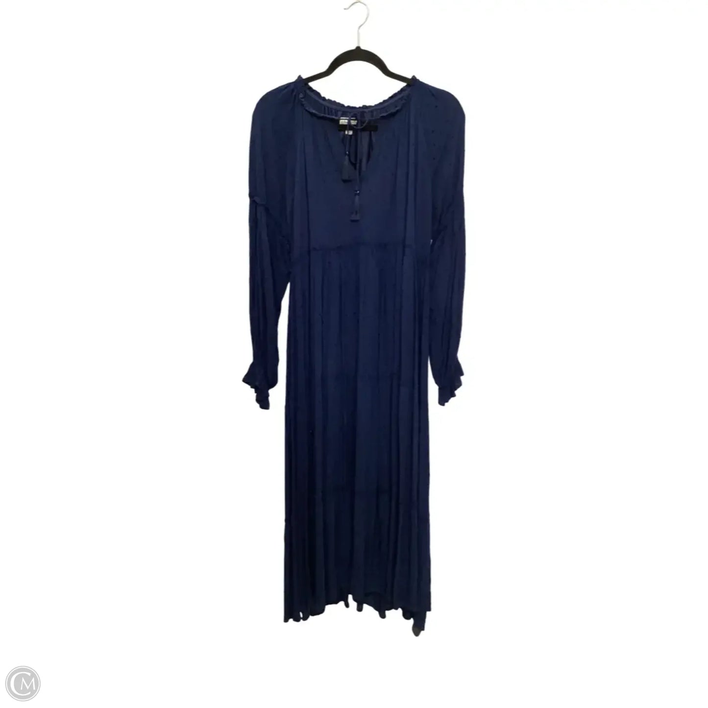 Dress Casual Midi By Wonderly In Navy, Size: M