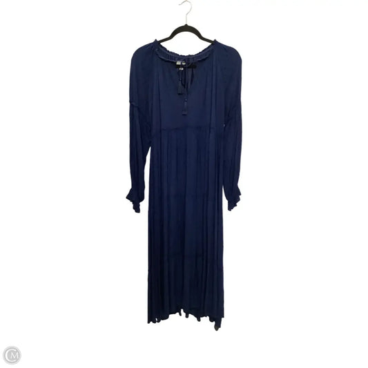 Dress Casual Midi By Wonderly In Navy, Size: M