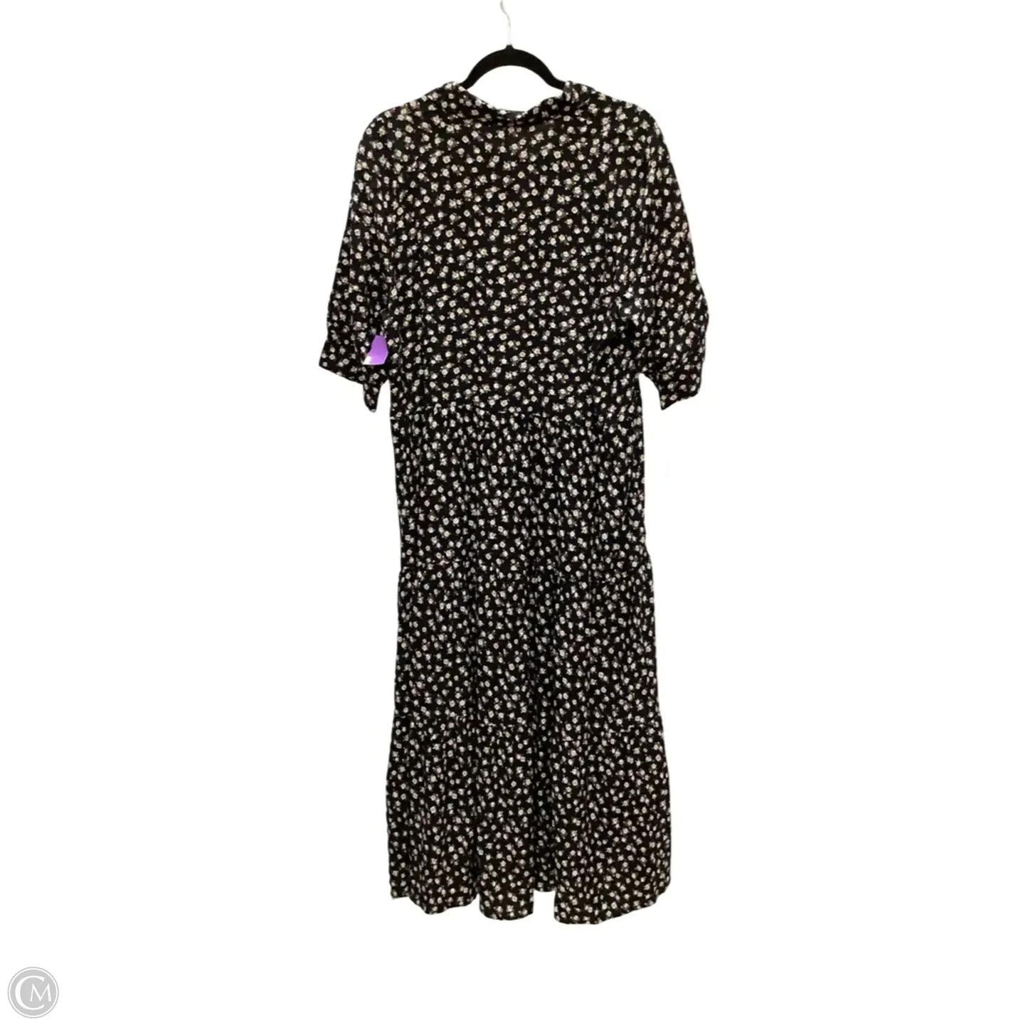Dress Casual Midi By Natural Life In Floral Print, Size: L