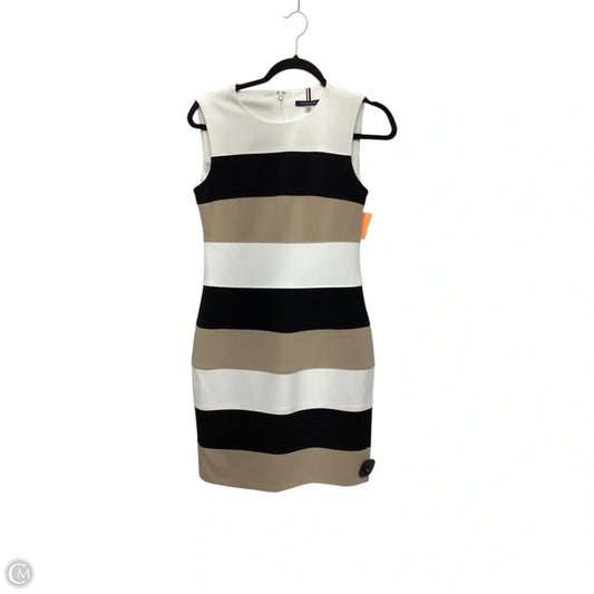 Dress Casual Midi By Tommy Hilfiger In Striped Pattern, Size: 4