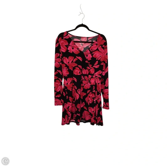 Dress Casual Short By Nine West In Black & Pink, Size: L