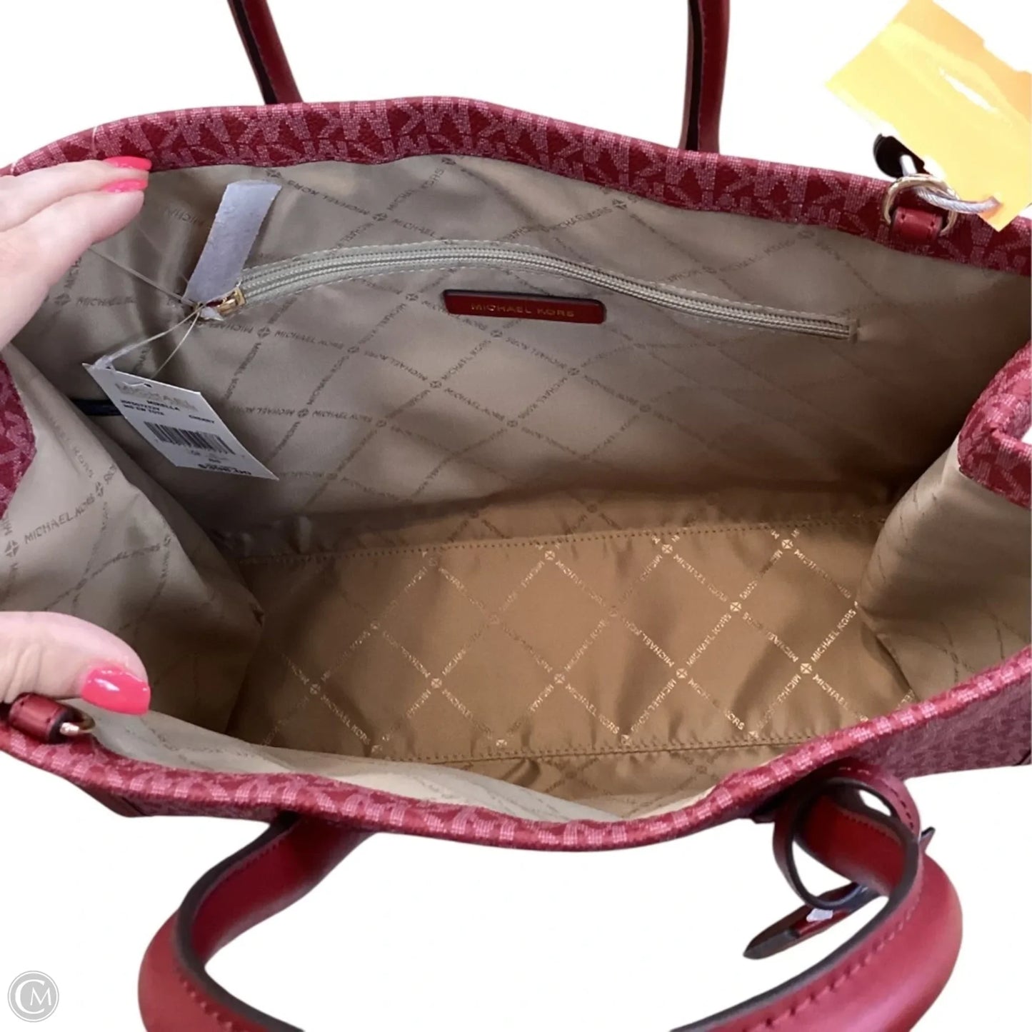 Handbag Designer By Michael Kors, Size: Medium