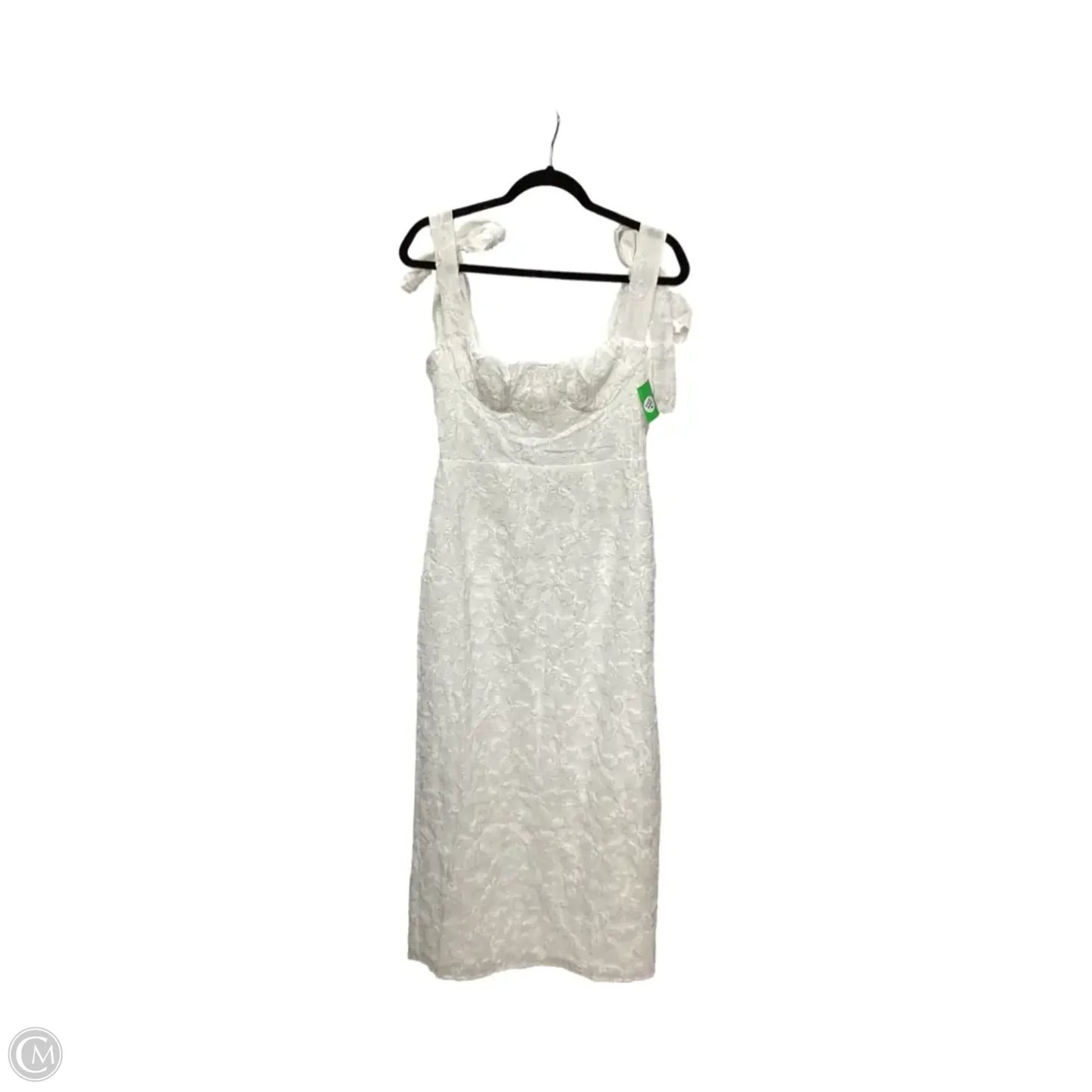 Dress Party Midi By Here Comes The Sun In White, Size: M