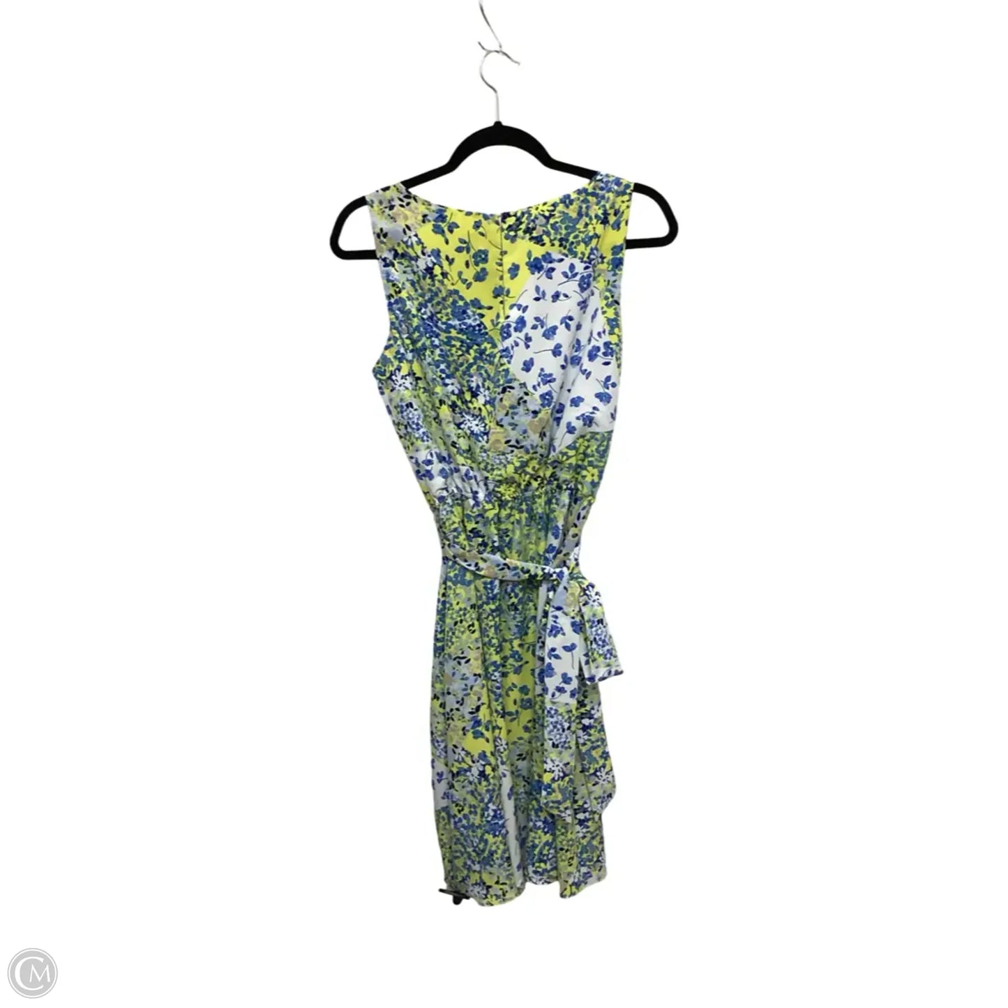 Dress Casual Short By Anne Klein In Blue & Yellow, Size: 6