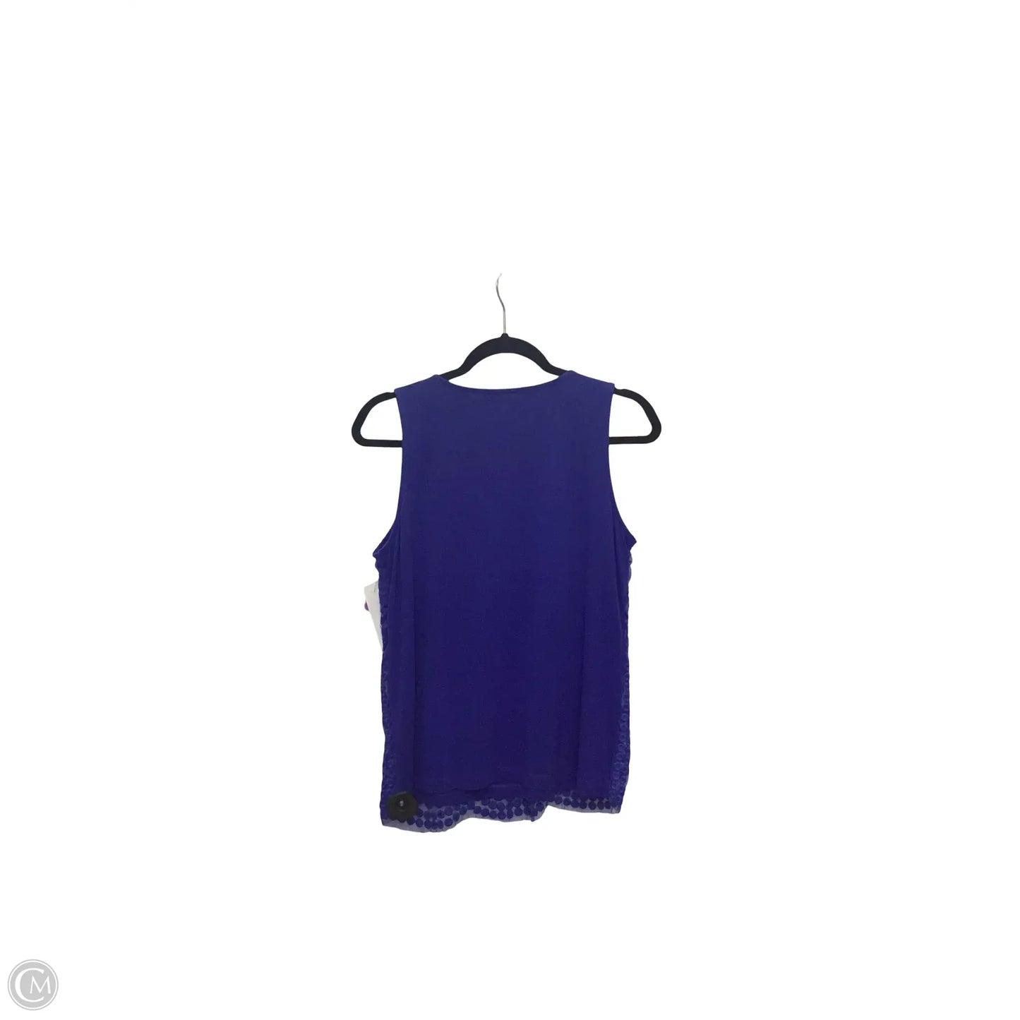 Blouse Sleeveless By Chicos In Blue, Size: M