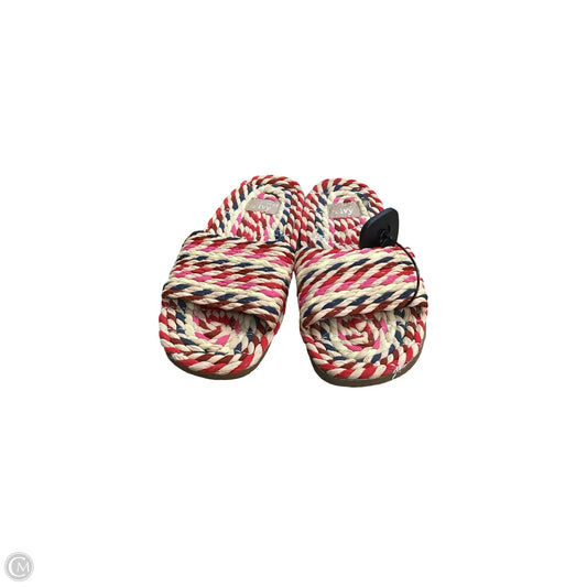 Sandals Flats By Crown And Ivy In Multi-colored, Size: 7.5