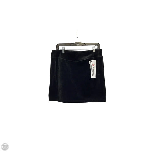 Athletic Skirt By Lululemon In Black, Size: 8