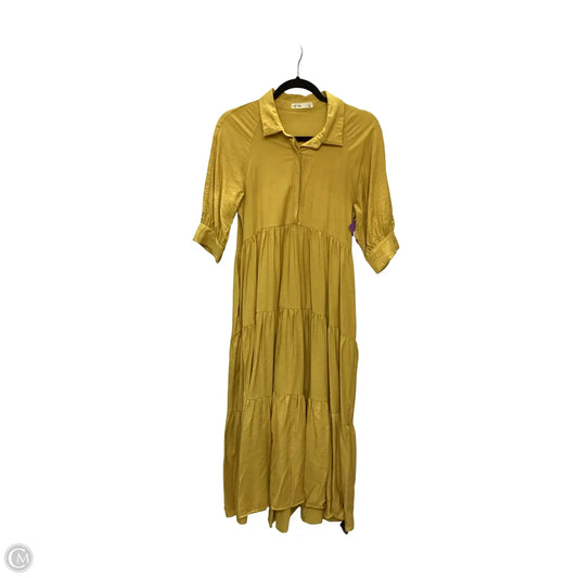 Dress Casual Maxi By Clothes Mentor In Yellow, Size: S