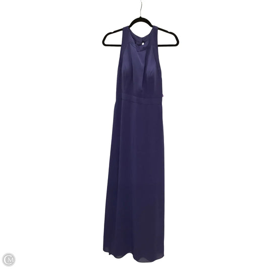 Dress Party Long By Clothes Mentor In Navy, Size: 10