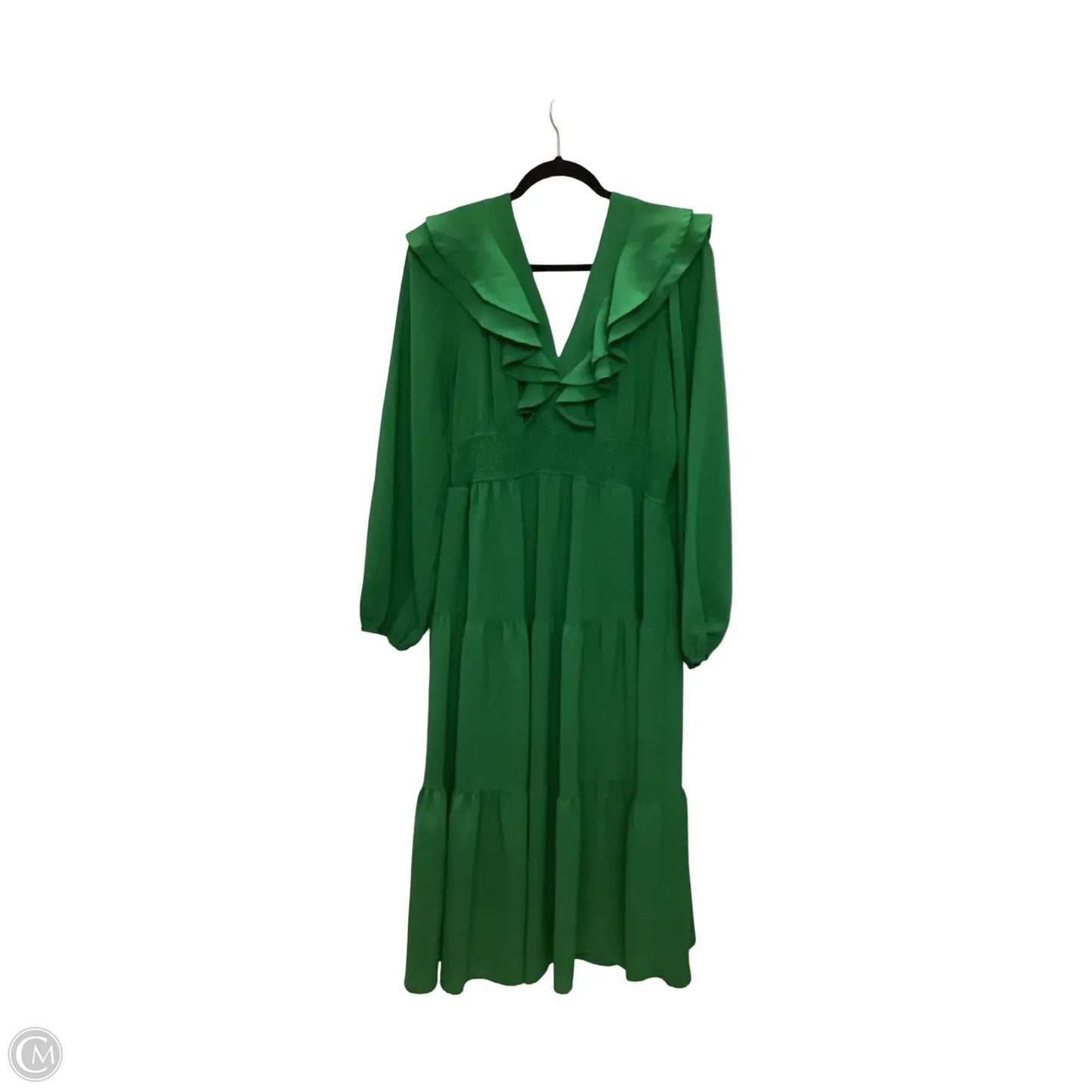 Dress Casual Maxi By Davi & Dani In Green, Size: L