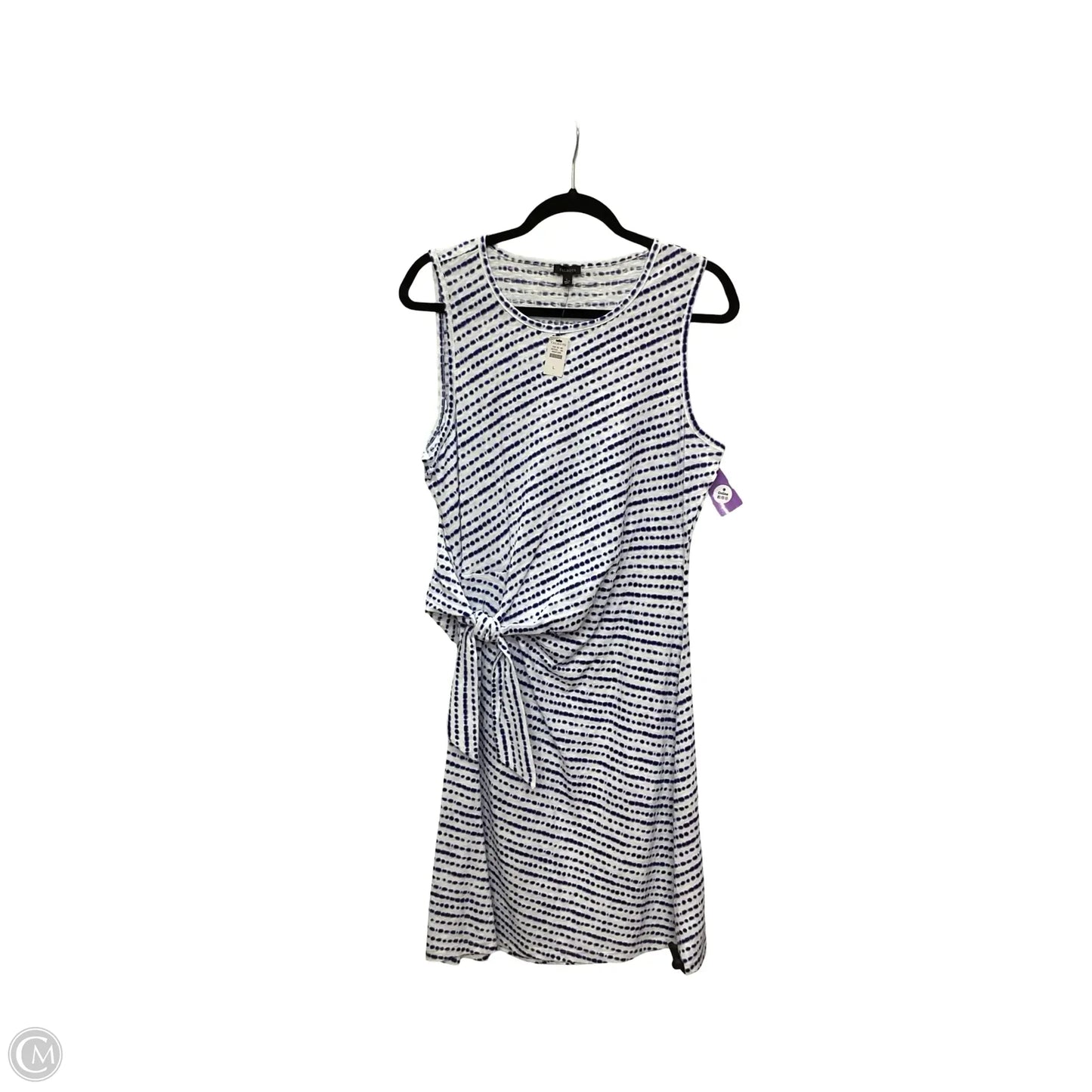 Dress Casual Short By Talbots In Blue & White, Size: L
