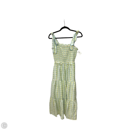 Dress Casual Maxi By Oddi In Blue & Yellow, Size: L
