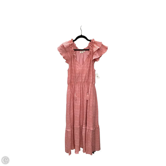 Dress Casual Maxi By &merci In Pink, Size: M