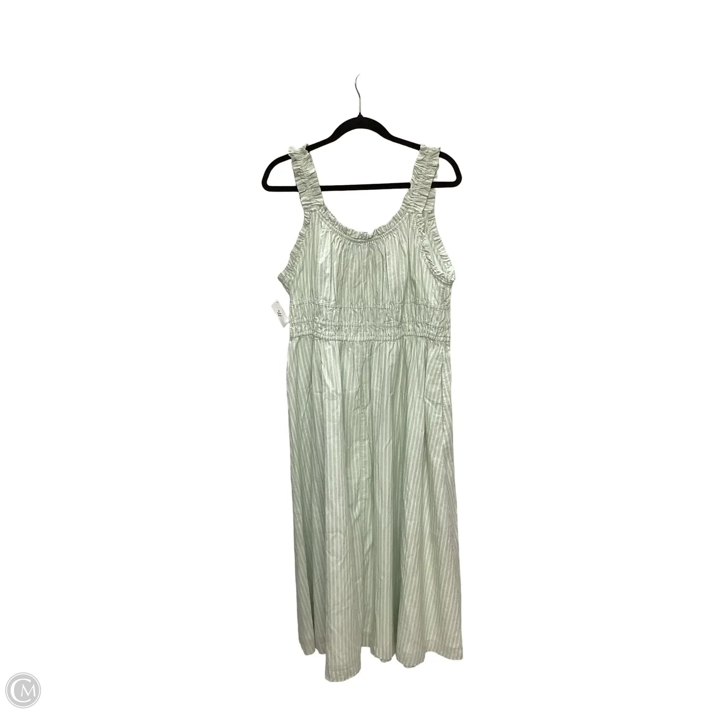 Dress Casual Maxi By Old Navy In Green, Size: Xl