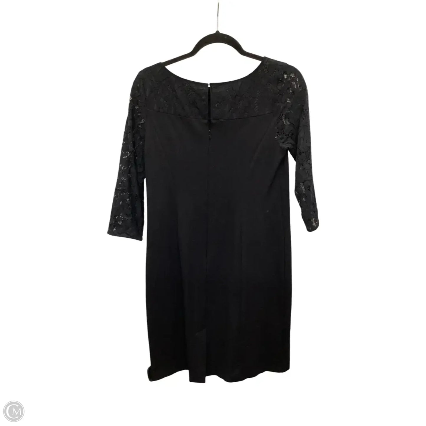 Dress Casual Midi By Talbots In Black, Size: 8p
