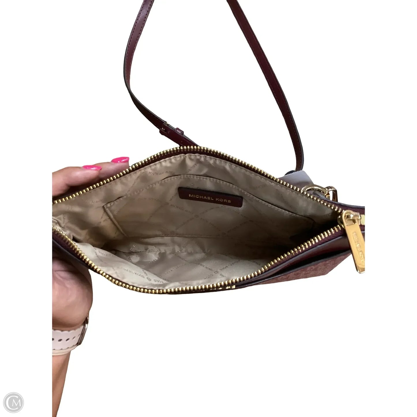 Crossbody Designer By Michael Kors, Size: Small