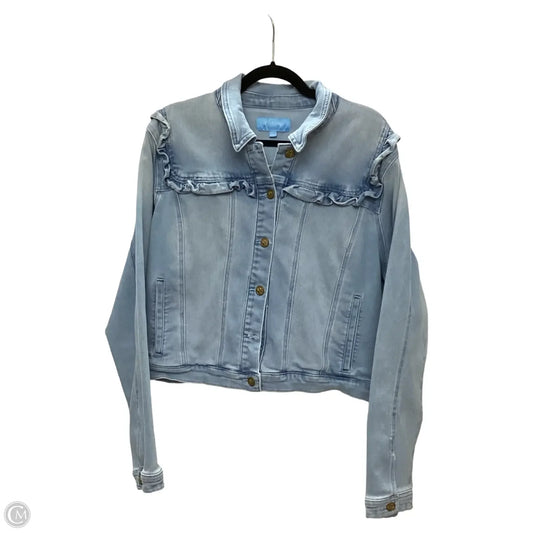 Jacket Denim By Draper James In Blue Denim, Size: Xxl