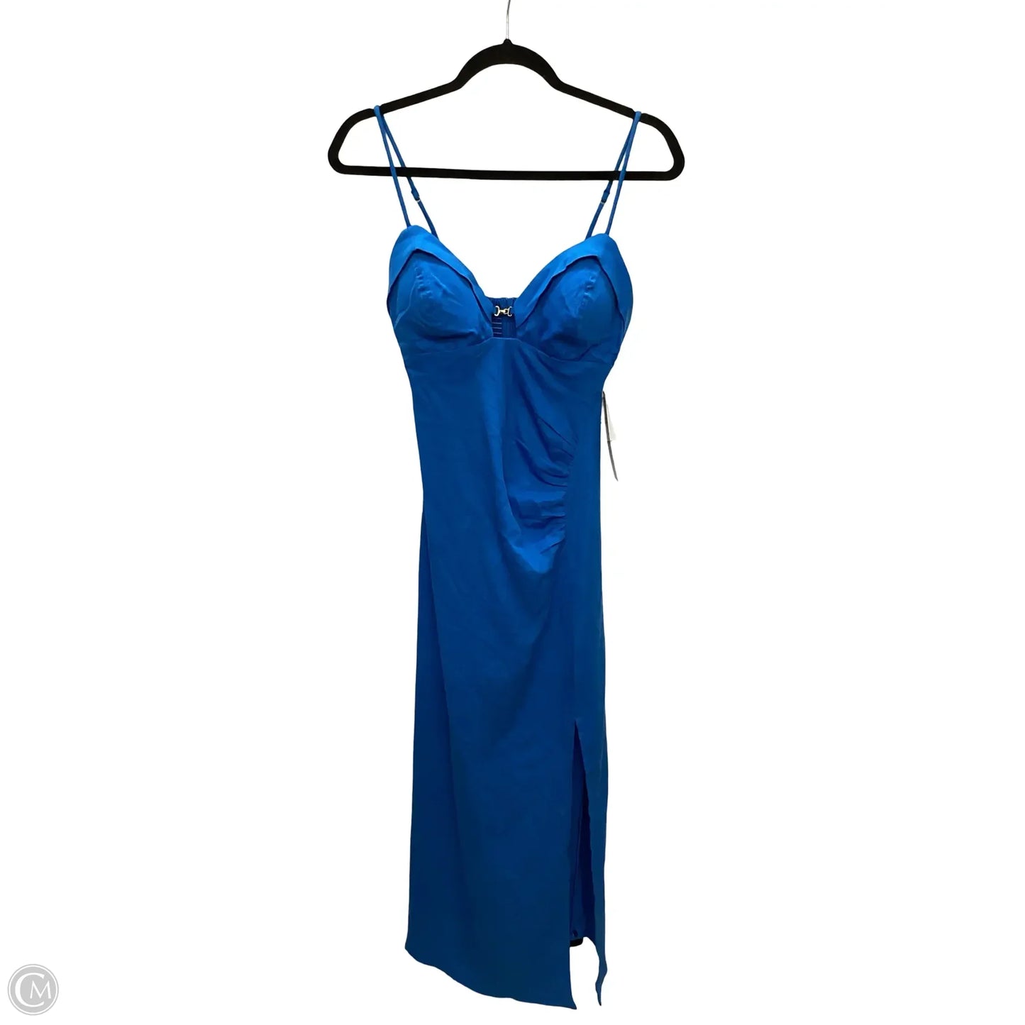 Dress Casual Midi By Vix In Blue, Size: 2
