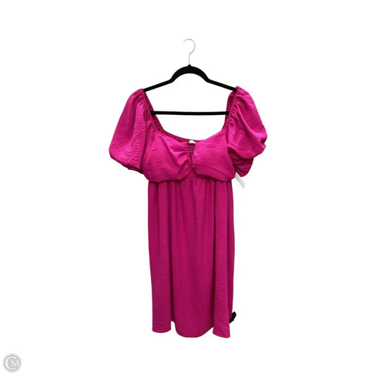 Dress Casual Short By Jodifl In Pink, Size: L