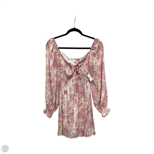 Dress Casual Short By Pink Lily In Multi-colored, Size: Xs