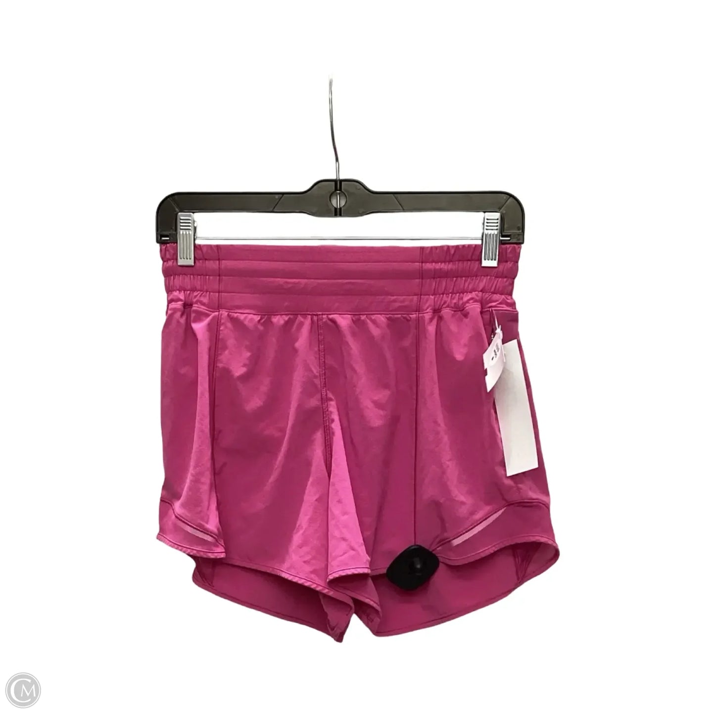 Athletic Shorts By Lululemon In Pink, Size: 6