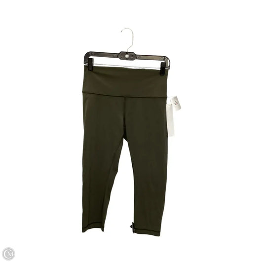 Athletic Leggings By Lululemon In Green, Size: 10