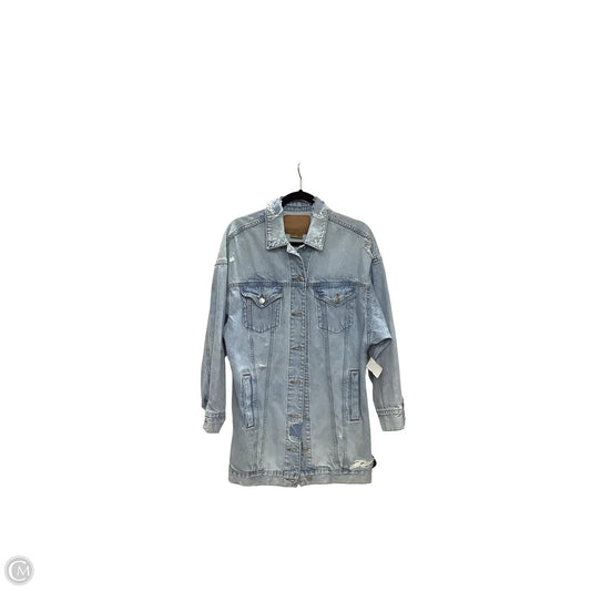 Jacket Denim By American Eagle In Blue Denim, Size: S