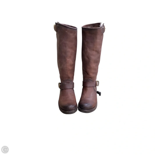 Boots Designer By Frye In Brown, Size: 6.5