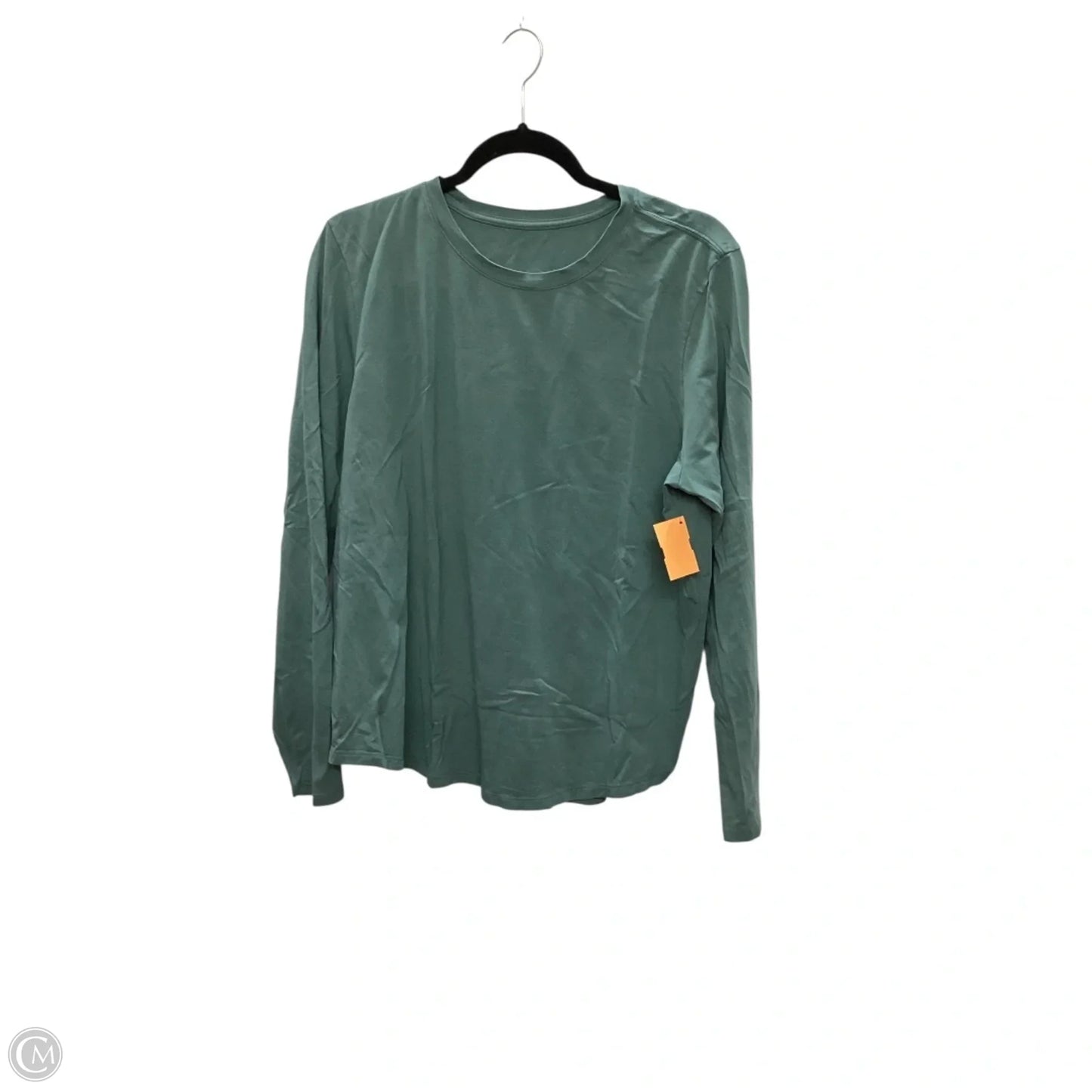 Athletic Top Long Sleeve Crewneck By Lululemon In Green, Size: 10