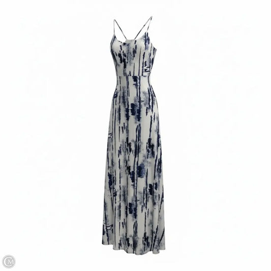 Dress Casual Maxi By Lulus In Blue & White, Size: S
