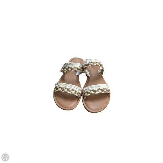 Sandals Flats By Universal Thread In Cream, Size: 7.5