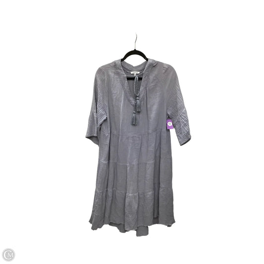 Dress Casual Midi By White Birch In Grey, Size: M