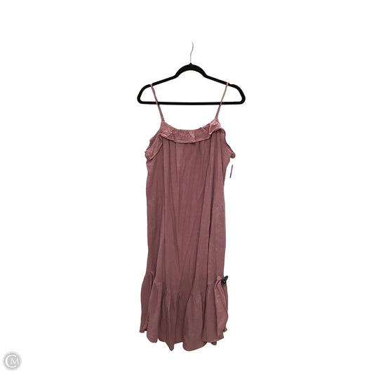 Dress Casual Maxi By Clothes Mentor In Pink, Size: L