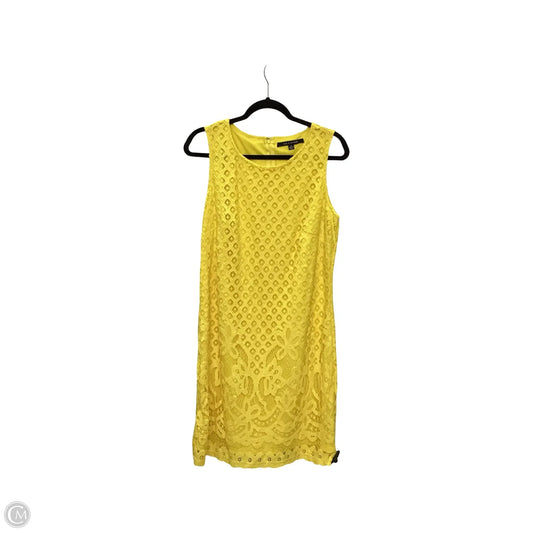 Dress Casual Short By Zac And Rachel In Yellow, Size: 14